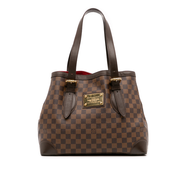 Pre-Loved Louis Vuitton Damier Ebene Hampstead MM - Picture 1 of 11